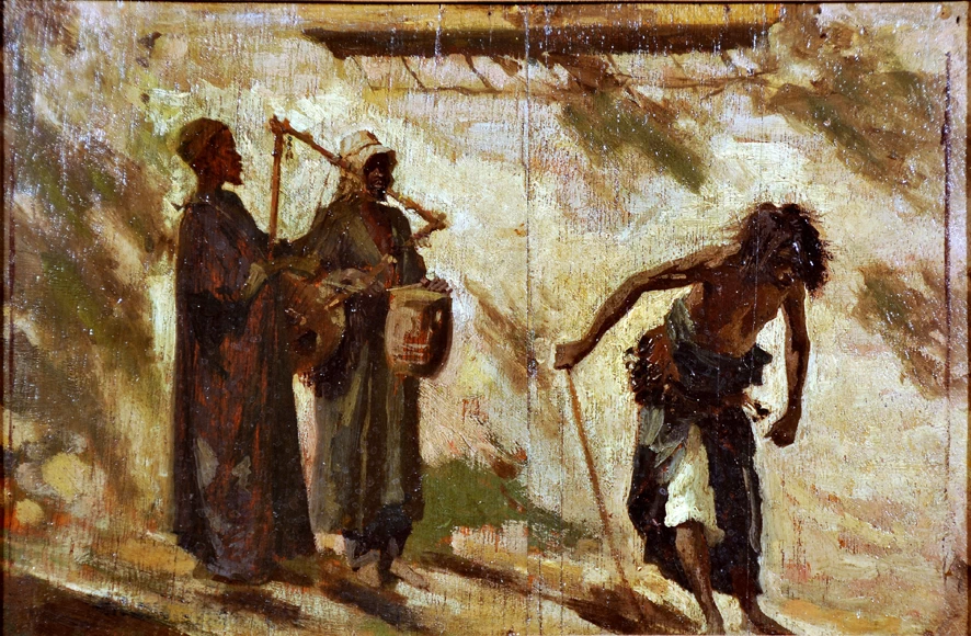 Scena con tre figure di arabi - Galleria Nazionale d'Arte Moderna, Roma